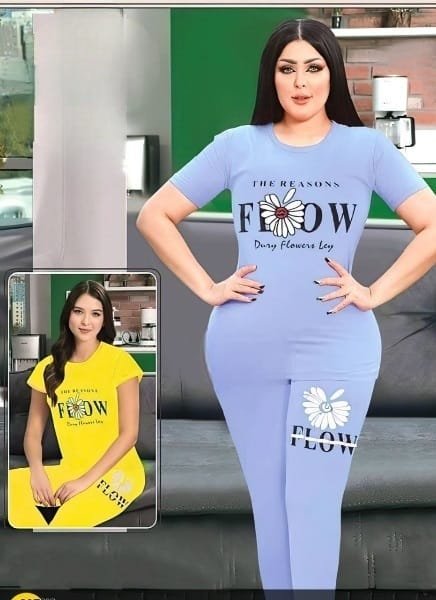 بيجاما حريمي قطعتين فري سايز
