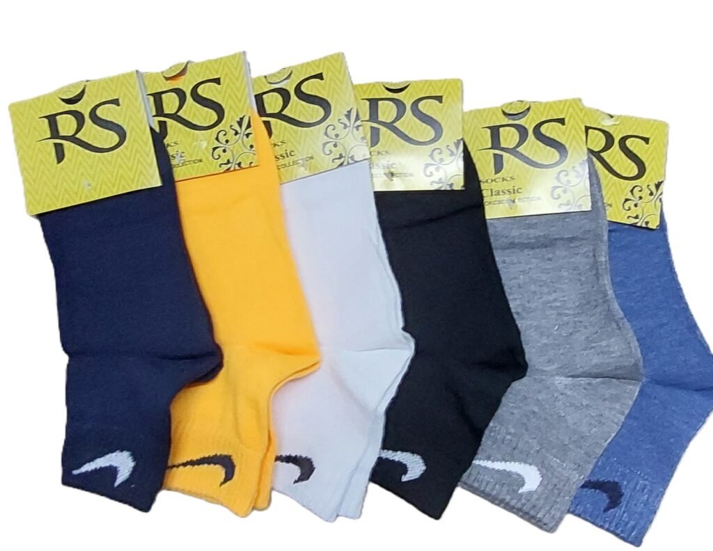 مجموعة شرابات للكاحل للرجال بتصميم عصري مريح للقدمين خفيف علي القدم ،3 أزواج