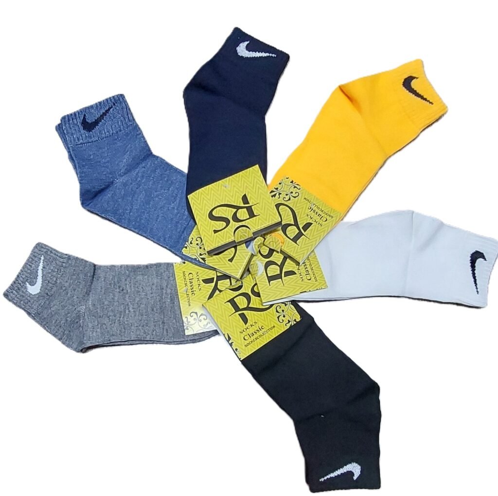 مجموعة شرابات للكاحل للرجال بتصميم عصري مريح للقدمين خفيف علي القدم ،3 أزواج