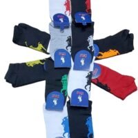 مجموعة شرابات للكاحل للرجال بتصميم عصري مريح للقدمين خفيف علي القدم ،3 أزواج