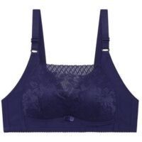 2s 42 برا ببطانة خفيفه - دانتيل ستاره - بدون اسلاك