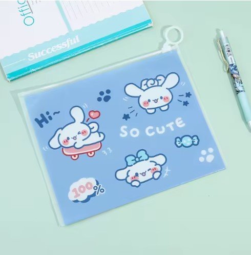 333 حقيبة أقلام شفافة أنيقة - تنظيم أغراض السفر - مقلمة شفافه بسعه كبيره - حافظة اقلام رصاص بناتي شكل عشوائي 4 قطع