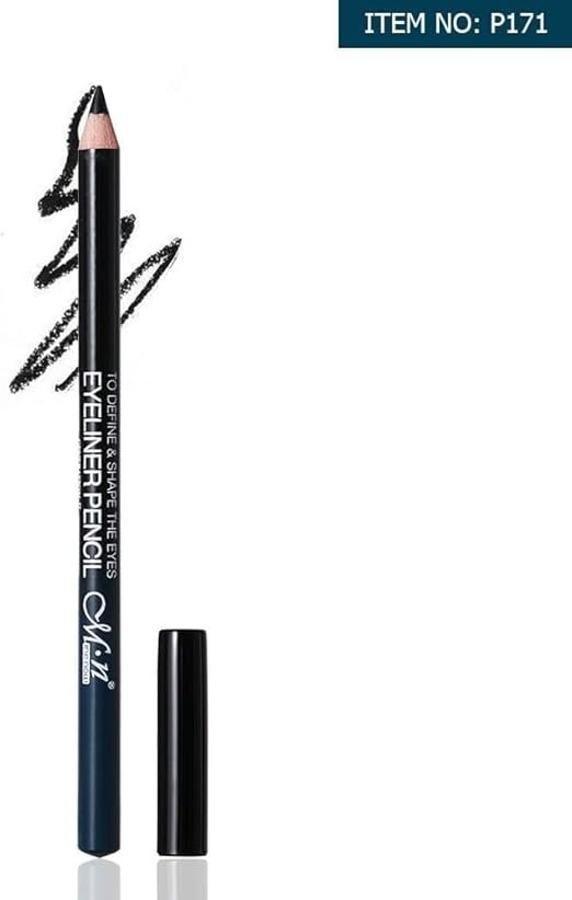2 قلم تحديد العيون، أسود بلمسة نهائية مطفية، مقاوم للتلطخ، بسن دقيق احترافي