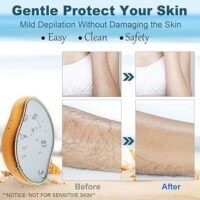 71mfICunAUL._AC_SX522_ أداة إزاله شعر كريستال سحرية قابلة لإعادة الاستخدام لإزالة الشعر بدون ألم للرجال والنساء، أداة تقشير وإزالة شعر الظهر والذراع والرجل