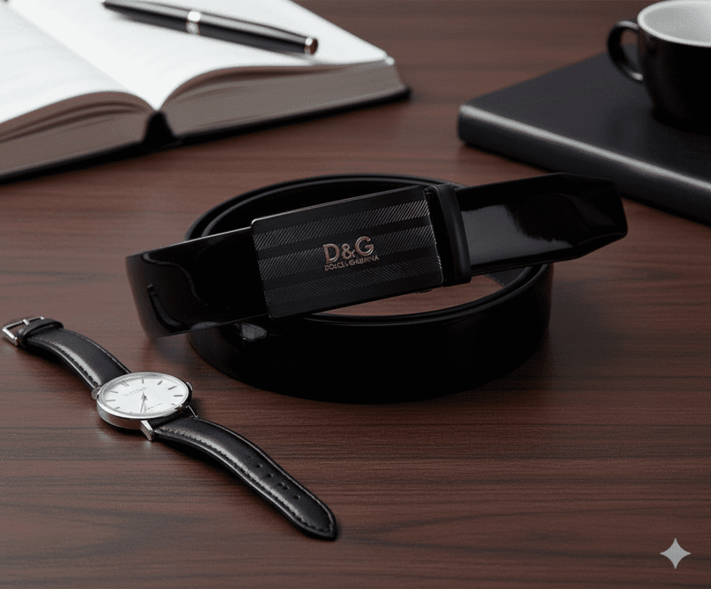 Gemini_Generated_Image_1iesak1iesak1ies حزام كلاسيك أنيق منسوج بتصميم طويل للرجال من سوبك