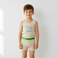 طقم داخلي أولادي 95% قطن 5% ليكرا