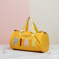 الحقيبة الرياضية أو حقيبة السفر القصيرة (Duffle Bag) تتميز بتصميم شبابي ومرح، وهي مناسبة للاستخدام في النادي الرياضي، للرحلات القصيرة، أو كحقيبة يد كبيرة.