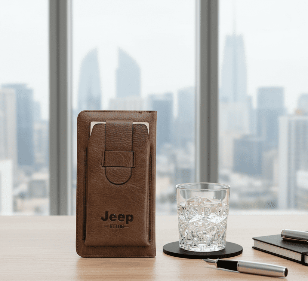 محفظة رجالية جلدية فاخرة متعددة الجيوب: الحل الأمثل لتنظيم وحماية البطاقات، النقود، والهاتف المحمول - مثالية للسفر والاستخدام اليومي-متعدد الالوان