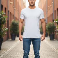 Gemini_Generated_Image_3sc6g03sc6g03sc6 تيشرت قطن سادة بأكمام قصيرة ورقبة دائرية للرجال ، تيشرت كلاسيك