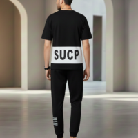 ترنج صيفي كاجوال لون أسود خامات معروفة بنعومتها ومتانتها ومظهرها العصري