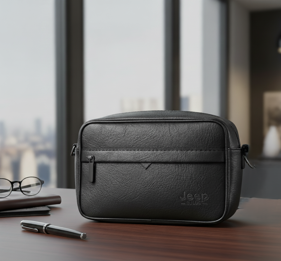 شنطة يد أنيقة ومتينة لحمل جميع الأغراض مع جيوب متعددة للاستخدام اليومي للرجال