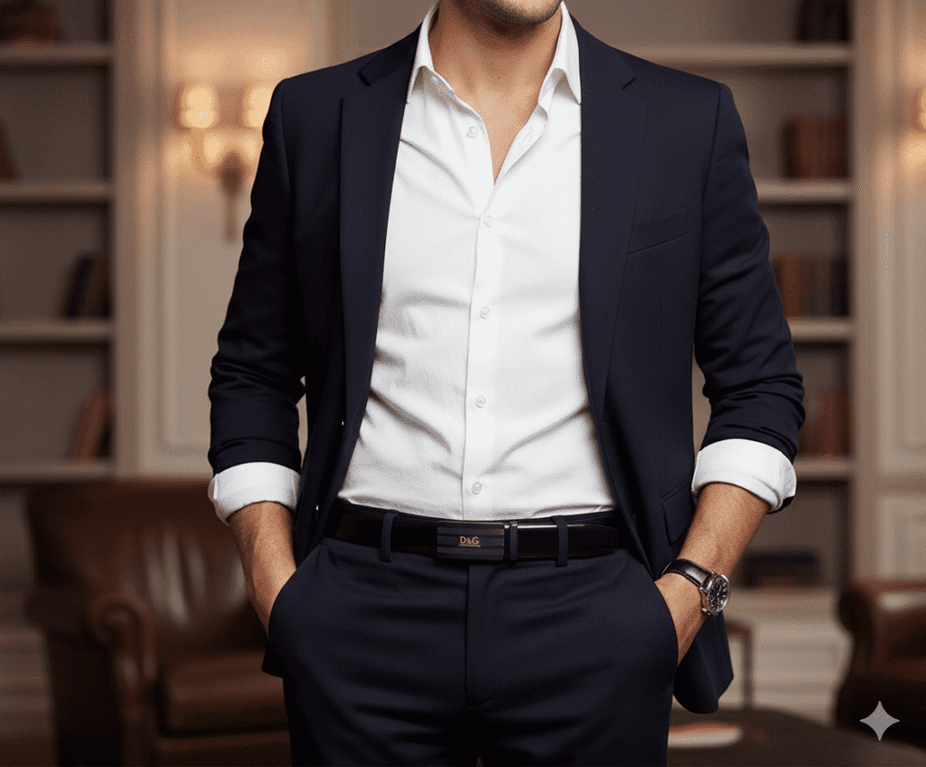 Gemini_Generated_Image_c5fd41c5fd41c5fd حزام كلاسيك أنيق منسوج بتصميم طويل للرجال من سوبك