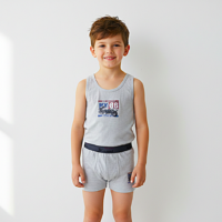 طقم داخلي أولادي 95% قطن 5% ليكرا