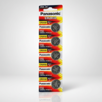 بطارية ليثيوم على شكل عملة معدنية Cr 2032 عبوة من 4 قطع باناسونيك 3.0 فولت الليثيوم