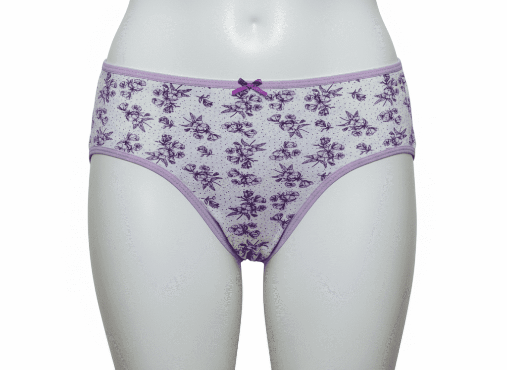 Gemini_Generated_Image_dx3kw3dx3kw3dx3k عرض 3 بانتي حريمي 100% قطن مصمم للراحة والأناقة اليومية، ويتميز بنقشته الناعمة والمبهجة.