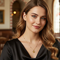 Gemini_Generated_Image_g4xaq9g4xaq9g4xa سلسلة ذهبية كلاسيكية خالدة، تضفي لمسة من الرقي والتاريخ على أناقتكِ