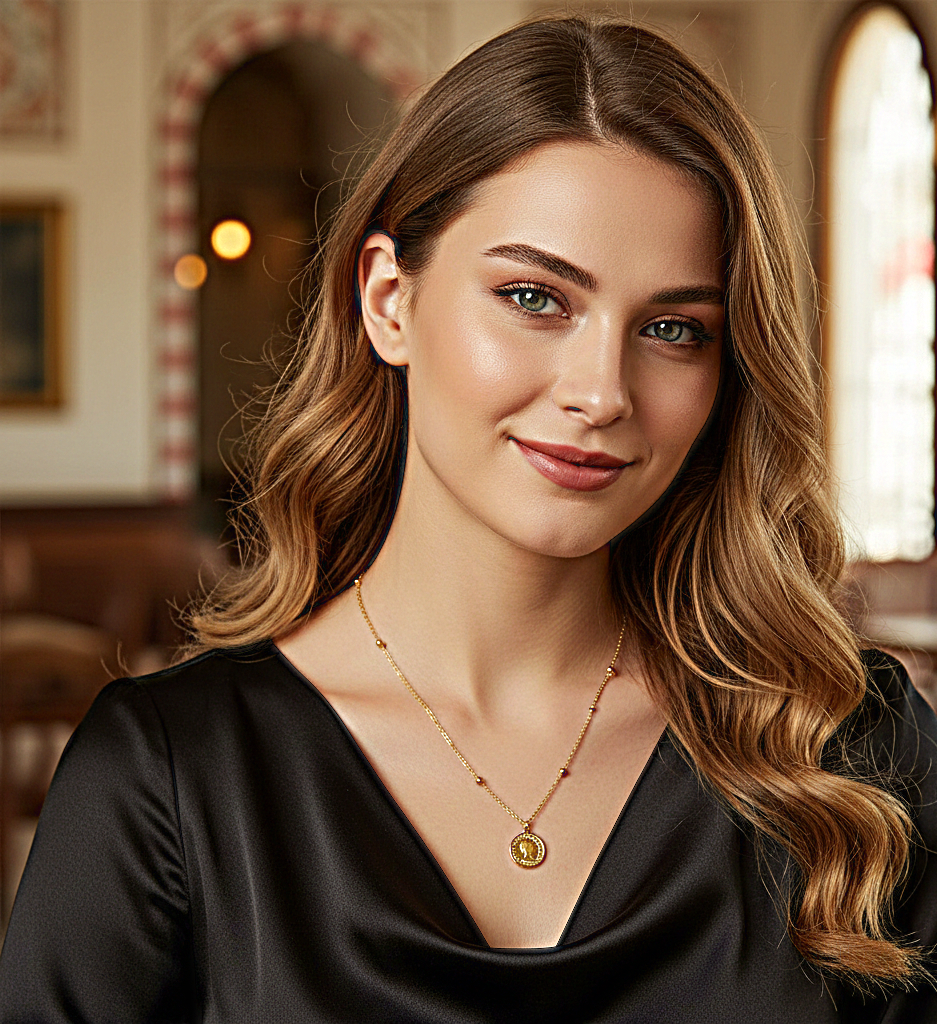 سلسلة ذهبية كلاسيكية خالدة، تضفي لمسة من الرقي والتاريخ على أناقتكِ