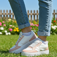 كوتشي بناتي خامات عاليه الجودة يجمع بين الشياكة العصرية والجودة الفائقة