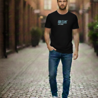 Gemini_Generated_Image_hy5f5yhy5f5yhy5f (1) تيشرت رجالي برقبة دائرية وأكمام قصيرة، قصة عادية، مصنوع من القطن