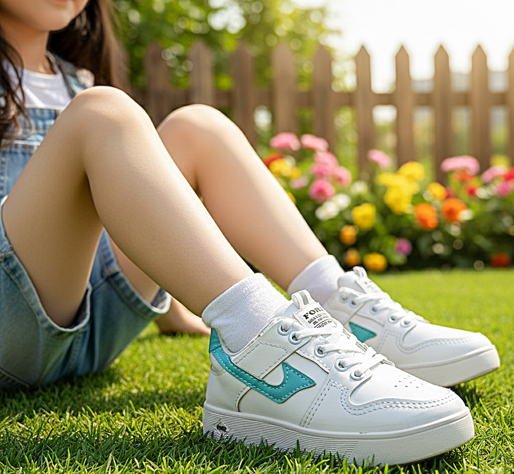 كوتشي بناتي خامات عاليه الجودة يجمع بين الشياكة العصرية والجودة الفائقة