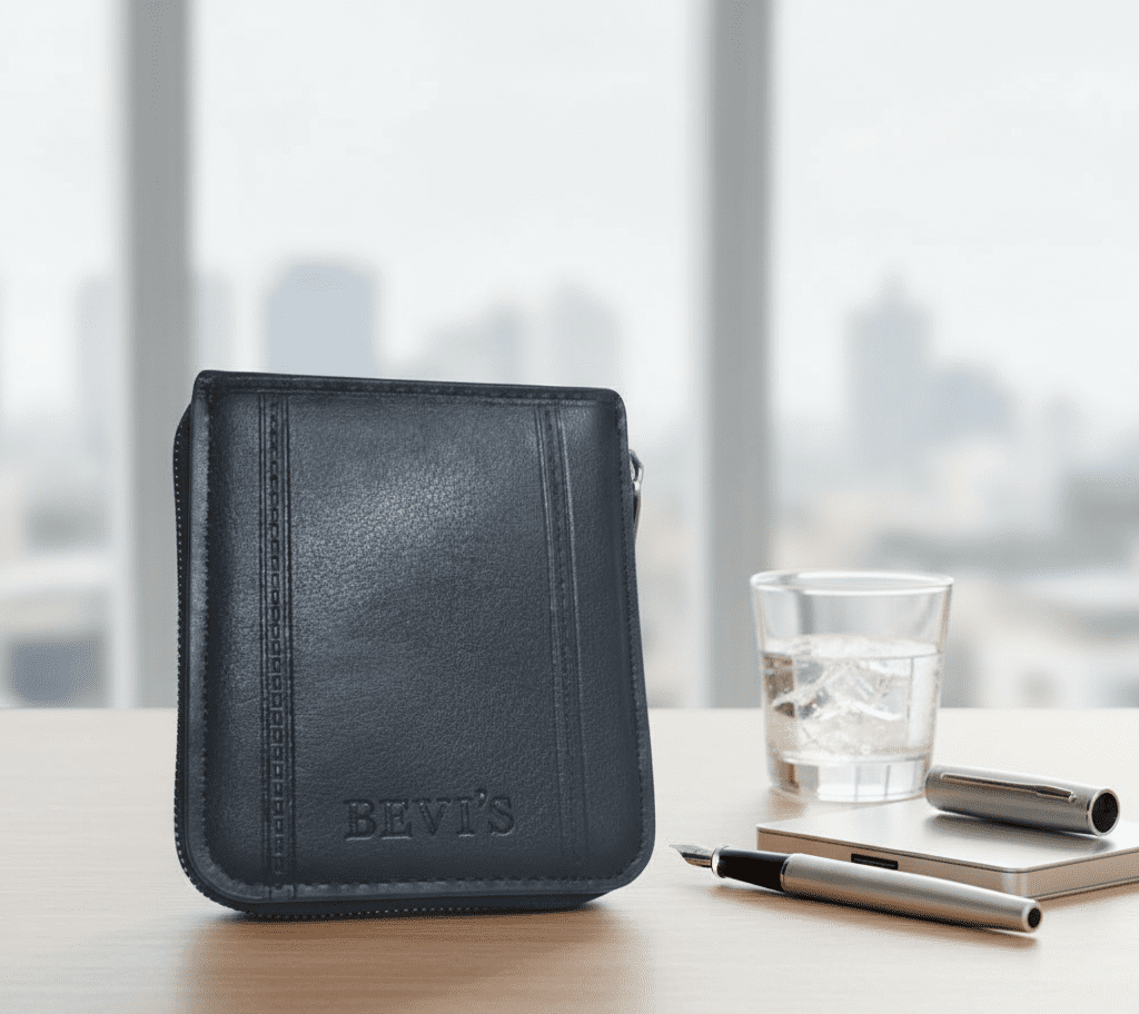 Gemini_Generated_Image_k6f1rqk6f1rqk6f1 محفظة كروت رجالي و حريمي جلد بسوستة بها 12 جيب داخلي مقسم كراتة للكروت النقود أسود