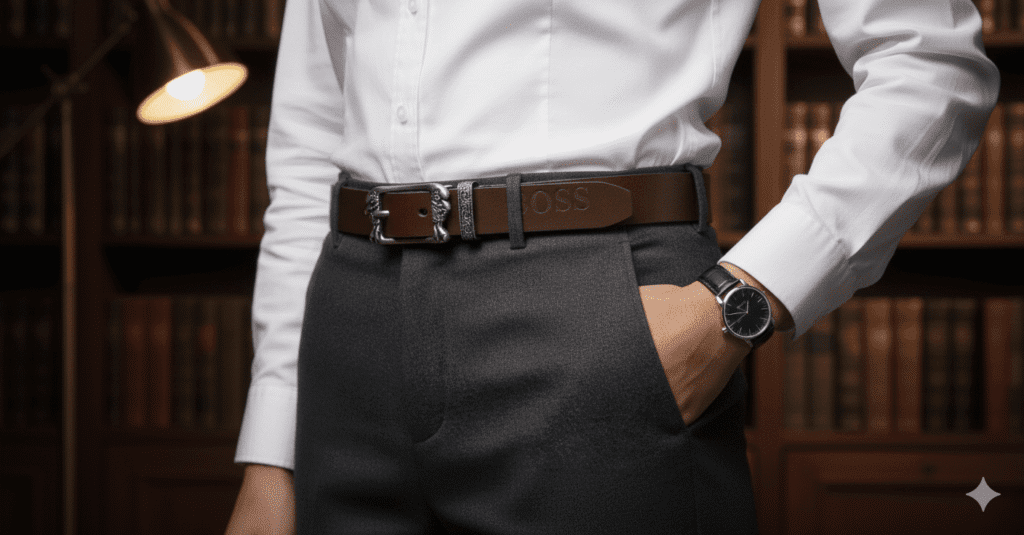 Gemini_Generated_Image_kzp70hkzp70hkzp7 حزام رجالي جلد طبيعي 100% حزام رجالي كلاسيك