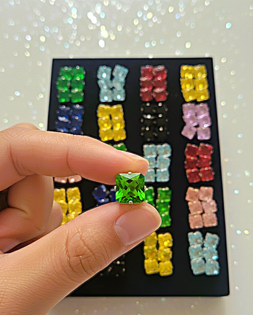 3 أقراط زركونيا مربعة بتشكيلة ألوان لا تقاوم! اختاري لونكِ المفضل