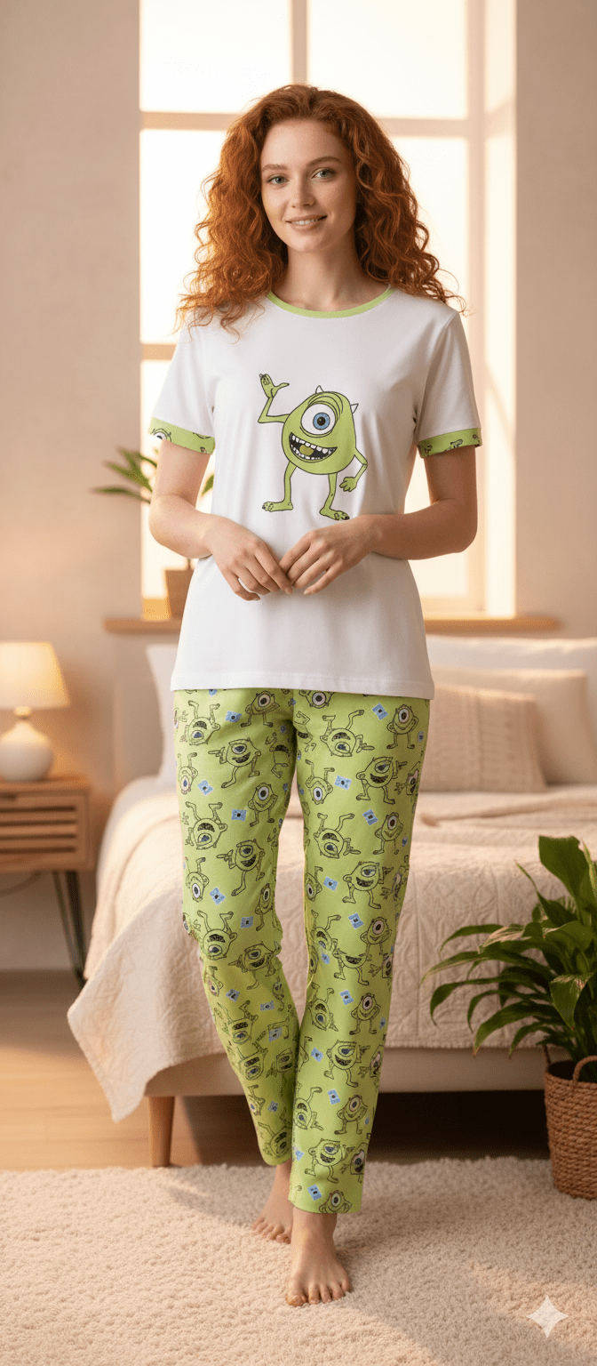 Gemini_Generated_Image_pi50ampi50ampi50 بيجامة نسائية عصرية ومريحة بتصميم كاجوال و رسوم مبهجه.