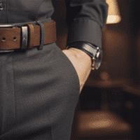 Gemini_Generated_Image_pt190ypt190ypt19 حزام رجالي جلد طبيعي 100% حزام رجالي كلاسيك لون بني