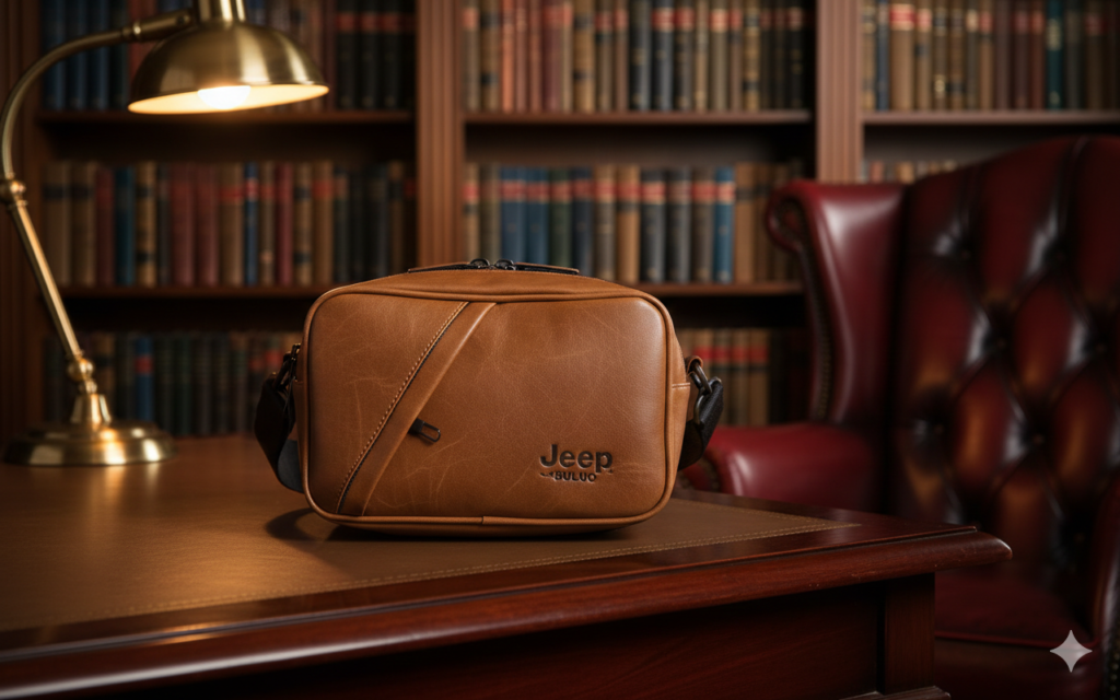 شنطة يد أنيقة ومتينة لحمل جميع الأغراض مع جيوب متعددة للاستخدام اليومي للرجال