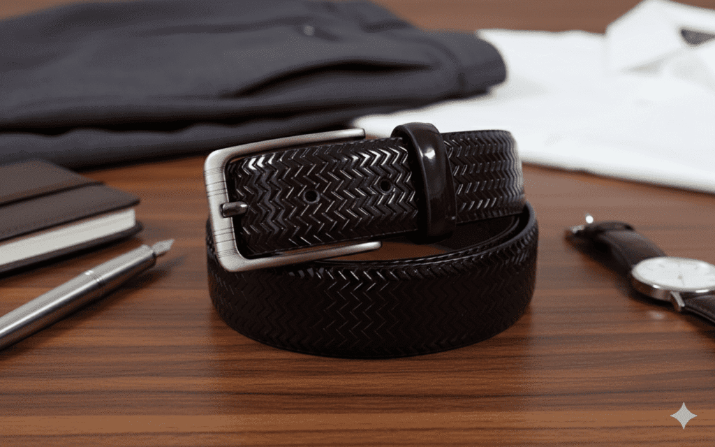 Gemini_Generated_Image_s6i2ys6i2ys6i2ys حزام إيليت الرجالي قطعة فنية صممت بأناقة بالغة للمناسبات الرسمية