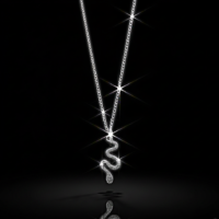 قلادة مميزة على شكل ثعبان للنساء والفتيات