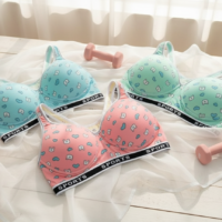 4 حمالة صدر سوفت رياضية حريمي ناعمة بدون سلك من سوبك للنساء قطن خالٍ من الأسلاك