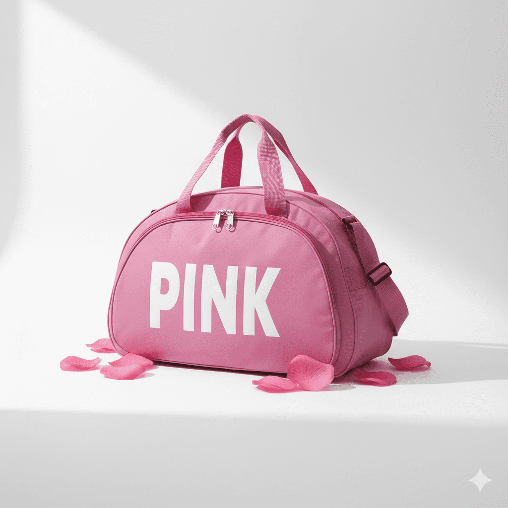 Gemini_Generated_Image_w3x21dw3x21dw3x2 شنطة رياضية لصالة الألعاب الرياضية للنساء، مقاومة للماء، سفر لعطلة نهاية الأسبوع، للسباحة، كرة السلة، الشاطئ، التدريبات. (فوشيا)، نسيج نايلون مقاوم للماء
