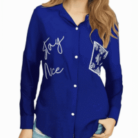 Gemini_Generated_Image_wa7lzrwa7lzrwa7l شيميز كاجوال تصميم مريح، مع تفاصيل بيضاء تضيف لمسة عصرية وفنية.