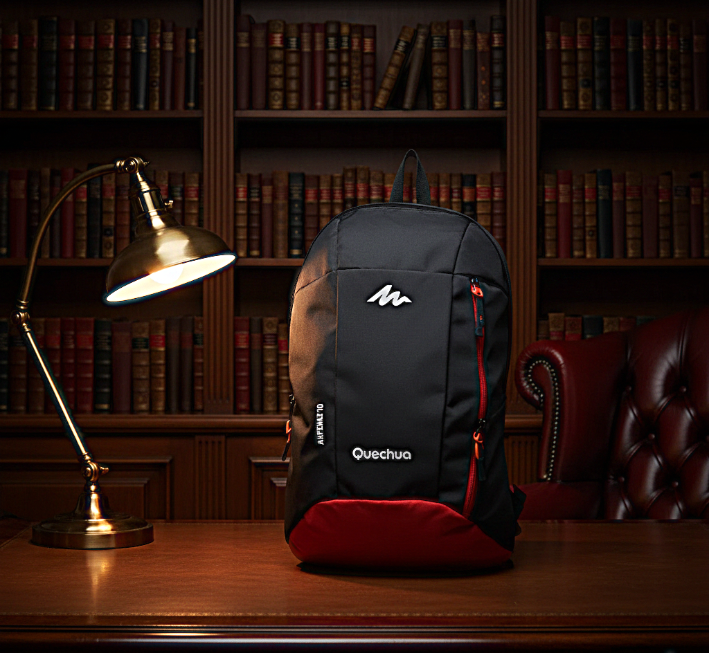 شنطة ظهر للتنزه بشعار امامي للجنسين