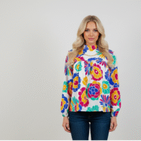 Gemini_Generated_Image_ylquyxylquyxylqu بلوزة باكمام طويلة طبعة زهور بالوان زاهية مبهجة