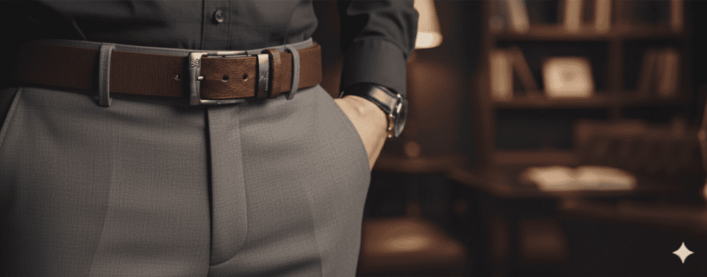 Gemini_Generated_Image_yns251yns251yns2 حزام رجالي جلد طبيعي 100% حزام رجالي كلاسيك لون بني