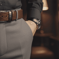 Gemini_Generated_Image_yns251yns251yns2 حزام رجالي جلد طبيعي 100% حزام رجالي كلاسيك لون بني