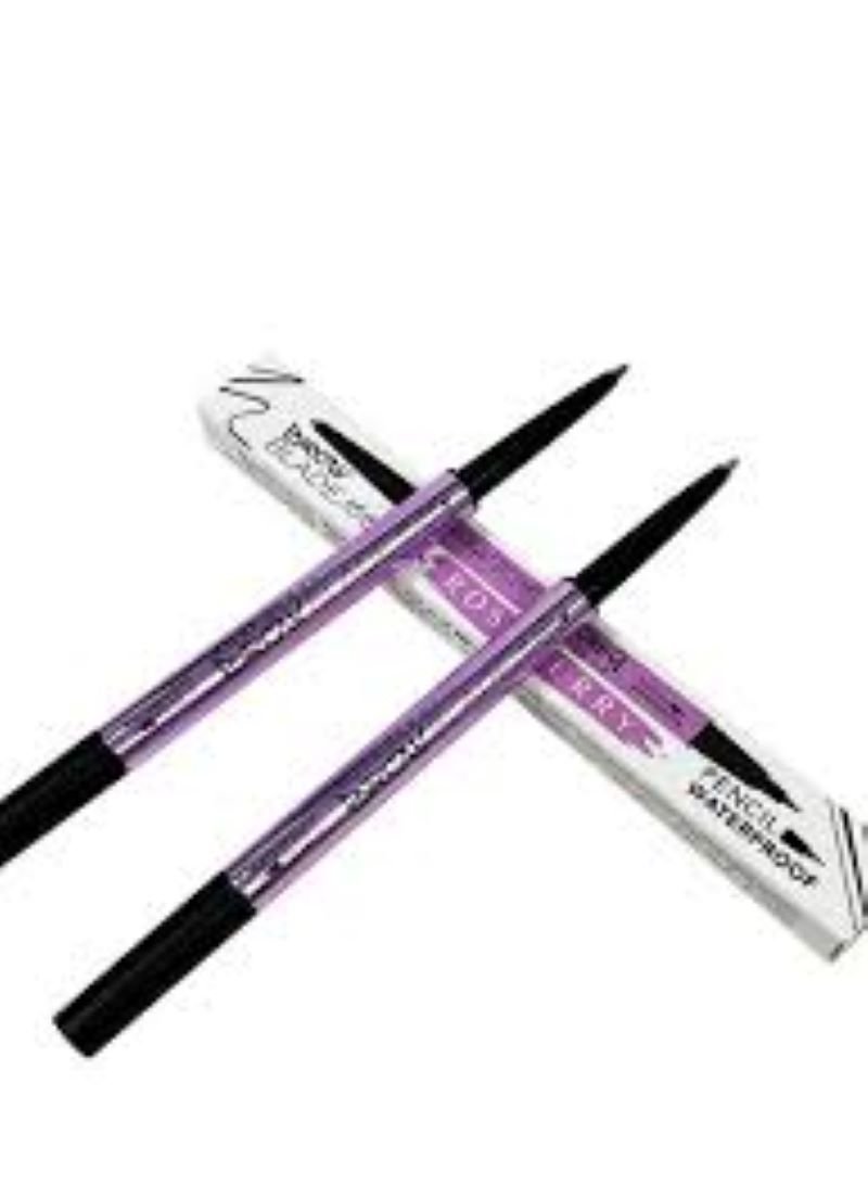 قلم تحديد الحواجب 2 في 1 من روز بيري - قلم حواجب مقاوم للماء، قلم تحديد حواجب لرسم وملء الحواجب، لون بني غامق