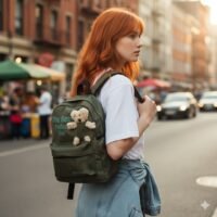 شنطة الظهر "The Bear Fashion Bag" 🐻 الأنيقة والعملية لإطلالة عصرية ومميزة