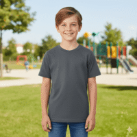 Gemini_Generated_Image_6iz32m6iz32m6iz3 تيشيرت عصري بخطوط أنيقة، يجمع بين الأناقة والراحة ياقة دائرية كم قصير