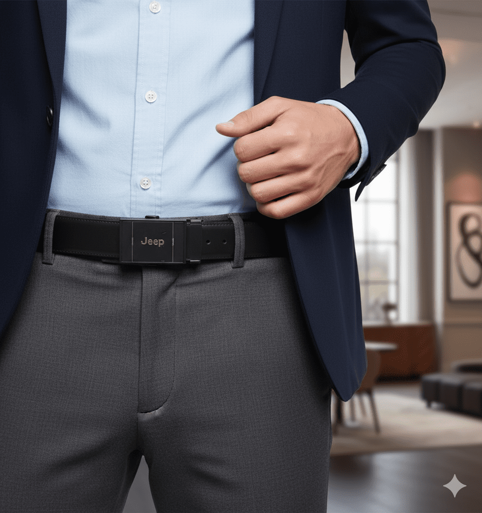 Gemini_Generated_Image_ffv9i9ffv9i9ffv9 حزام جلد كلاسيكي بمشبك مربع للرجال من سوبك