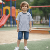 Gemini_Generated_Image_i4nalpi4nalpi4na تيشيرت عصري بخطوط أنيقة، يجمع بين الأناقة والراحة ياقة دائرية كم قصير