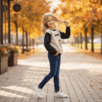 Gemini_Generated_Image_ia7gstia7gstia7g سويت شيرت للاولاد والبنات مزيج من الدفء والأناقة لطفلتك! 🐥☂️