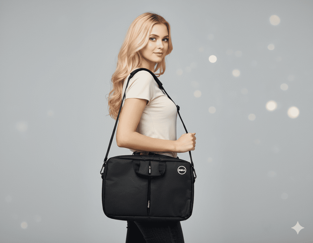 حقيبة كاجوال للبالغين من الجنسين لاب توب لاجهزة مقاس 15.6 بوصة ، حافظة صدفية طاردة للماء