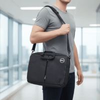 حقيبة كاجوال للبالغين من الجنسين لاب توب لاجهزة مقاس 15.6 بوصة ، حافظة صدفية طاردة للماء