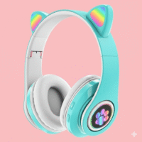 Gemini_Generated_Image_ws7w5gws7w5gws7w سماعات راس بلوتوث لاسلكية للاطفال ، سماعات راس قابلة للطي للبنات فوق الاذن، اذني قطة لطيفة، قابلة للطي، صوت لاسلكي للاطفال، سماعات بلوتوث 5.0 للتابلت/الجوال/الكمبيوتر