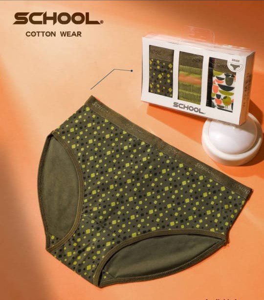 WhatsApp Image 2025-09-28 at 5.58.56 PM (6) باك يحتوي علي 3 قطع اندروير ميدي قطن الوان مطبوع حريمي