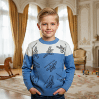 Gemini_Generated_Image_5fnxa35fnxa35fnx بلوفر اولادي راقي وجذاب و انيق عمر 8 سنوات تصميم عصري بخامات ممتازة